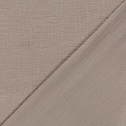 Musselin Slub *Marie* - dunkelbeige