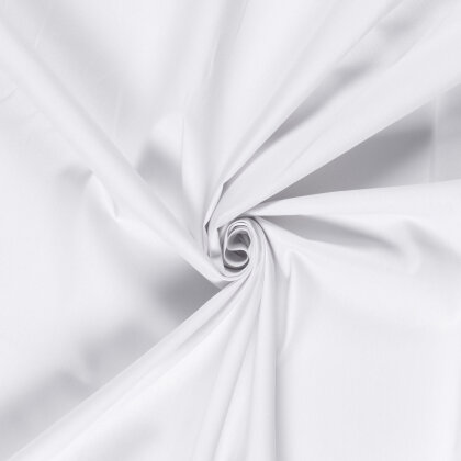 Jeansstoff Uni - weiss
