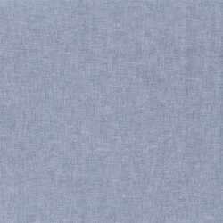 Leinen Chambray Uni Meliert - indigo