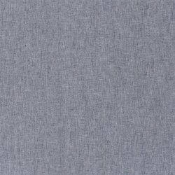 Leinen Chambray Uni Meliert - dunkelblau