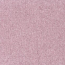 Leinen Chambray Uni Meliert - dunkelrot