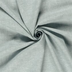 Leinen Chambray Uni Meliert - altmint