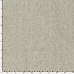 Leinen Chambray Uni Meliert - salbei