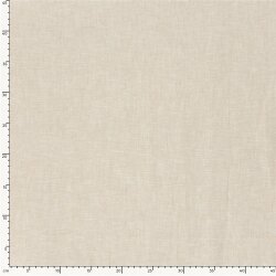 Leinen Chambray Uni Meliert - beige