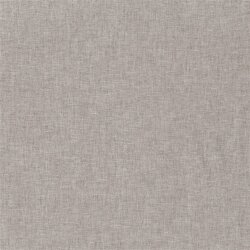 Leinen Chambray Uni Meliert - braun