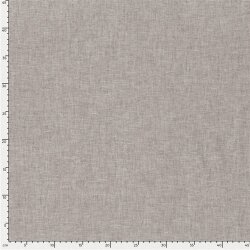 Leinen Chambray Uni Meliert - braun