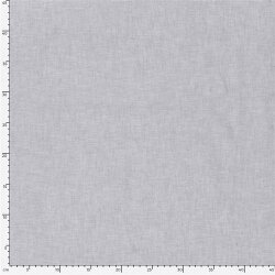 Leinen Chambray Uni Meliert - hellgrau