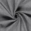 Leinen Chambray Uni Meliert - schwarz