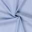 Leinen Chambray Mini Streifen Melange - babyblau