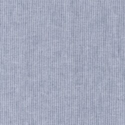 Leinen Chambray Mini Streifen Melange - indigo