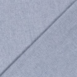 Leinen Chambray Mini Streifen Melange - indigo