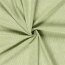 Leinen Chambray Mini Streifen Melange - kiwi