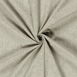 Leinen Chambray Mini Streifen Melange - oliv