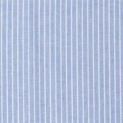 Leinen Chambray Streifen Melange - babyblau