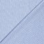 Leinen Chambray Streifen Melange - babyblau