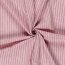 Leinen Chambray Streifen Melange - dunkelrot