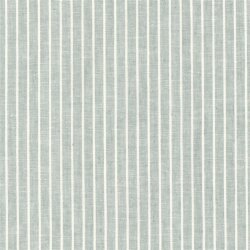 Leinen Chambray Streifen Melange - antikgrün