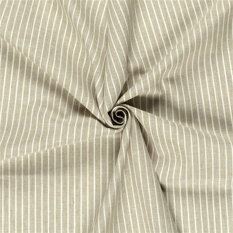 Leinen Chambray Streifen Melange - helloliv