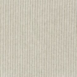 Leinen Chambray Streifen Melange - oliv