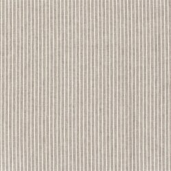 Leinen Chambray Streifen Melange - schoko