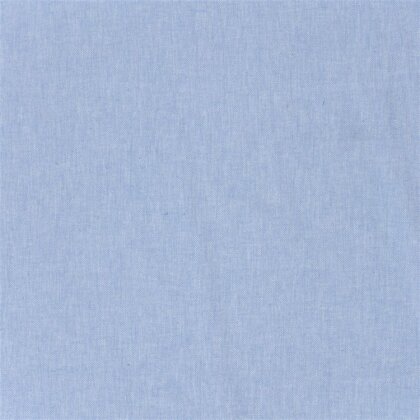 Leinen Chambray Fischgräte Melange - babyblau