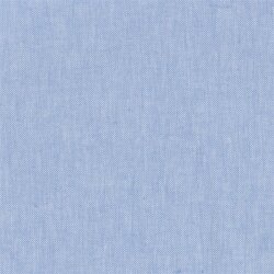 Leinen Chambray Fischgräte Melange - babyblau