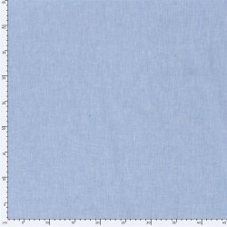 Leinen Chambray Fischgräte Melange - babyblau