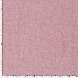 Leinen Chambray Fischgräte Melange - dunkelrot