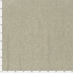 Leinen Chambray Fischgräte Melange - oliv
