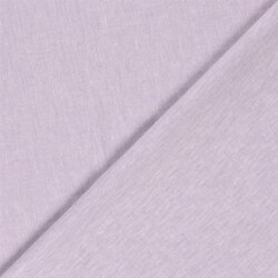 Leinen Chambray Fischgräte Melange - helllila