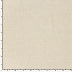 Leinen Chambray Fischgräte Melange - hellbeige