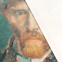 Dekostoff Samt-Optik van Gogh - petrol