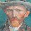 Dekostoff Samt-Optik van Gogh - petrol