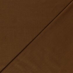 Baumwollstoff Fahnentuch Cretonne *Marie* Uni - schokobraun