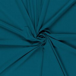 Viskose Jersey Medium Uni – petrolblau