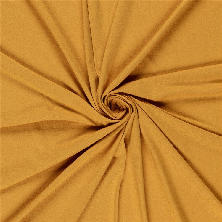 Viskose Jersey Medium Uni – currygelb