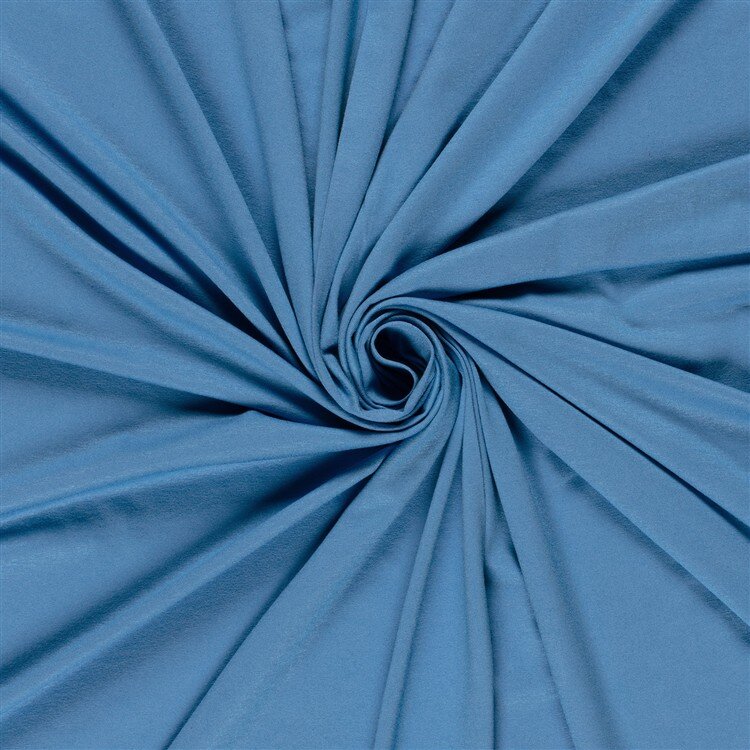 Viskose Jersey Medium Uni – azurblau