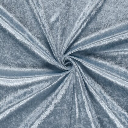 Pannesamt *Marie* Uni - eisblau