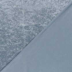 Pannesamt *Marie* Uni - eisblau