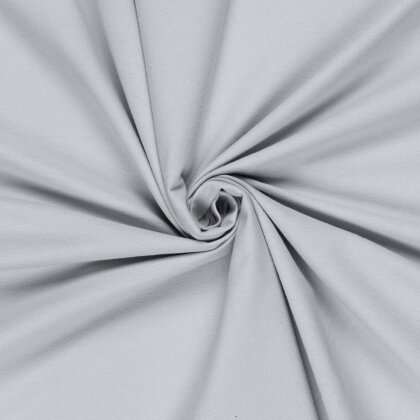 Baumwollflanell *Marie* - silber
