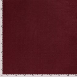 Antipilling Fleece *Marie* Uni - dunkle kirsche