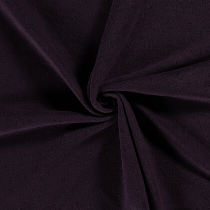 Antipilling Fleece *Marie* Uni - aubergine