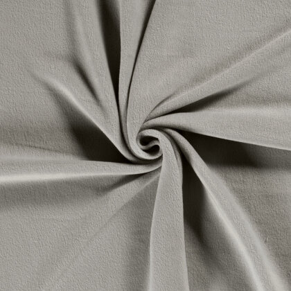 Antipilling Fleece *Marie* Uni - kieselgrau