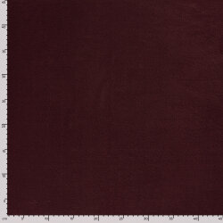 Antipilling Fleece *Marie* Uni - dunkel weinrot