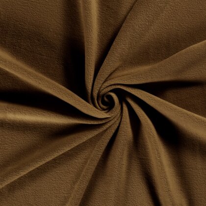 Antipilling Fleece *Marie* Uni - schokobraun