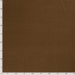 Antipilling Fleece *Marie* Uni - schokobraun