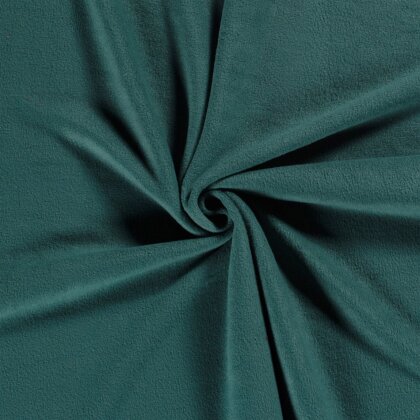 Antipilling Fleece *Marie* Uni - petrolgrün