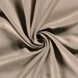 Viskose Leinen Slub Uni - hellbeige