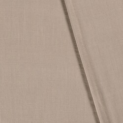 Viskose Leinen Slub Uni - hellbeige