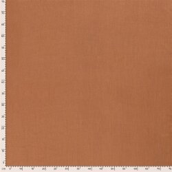 Viskose Leinen Slub Uni - karamell